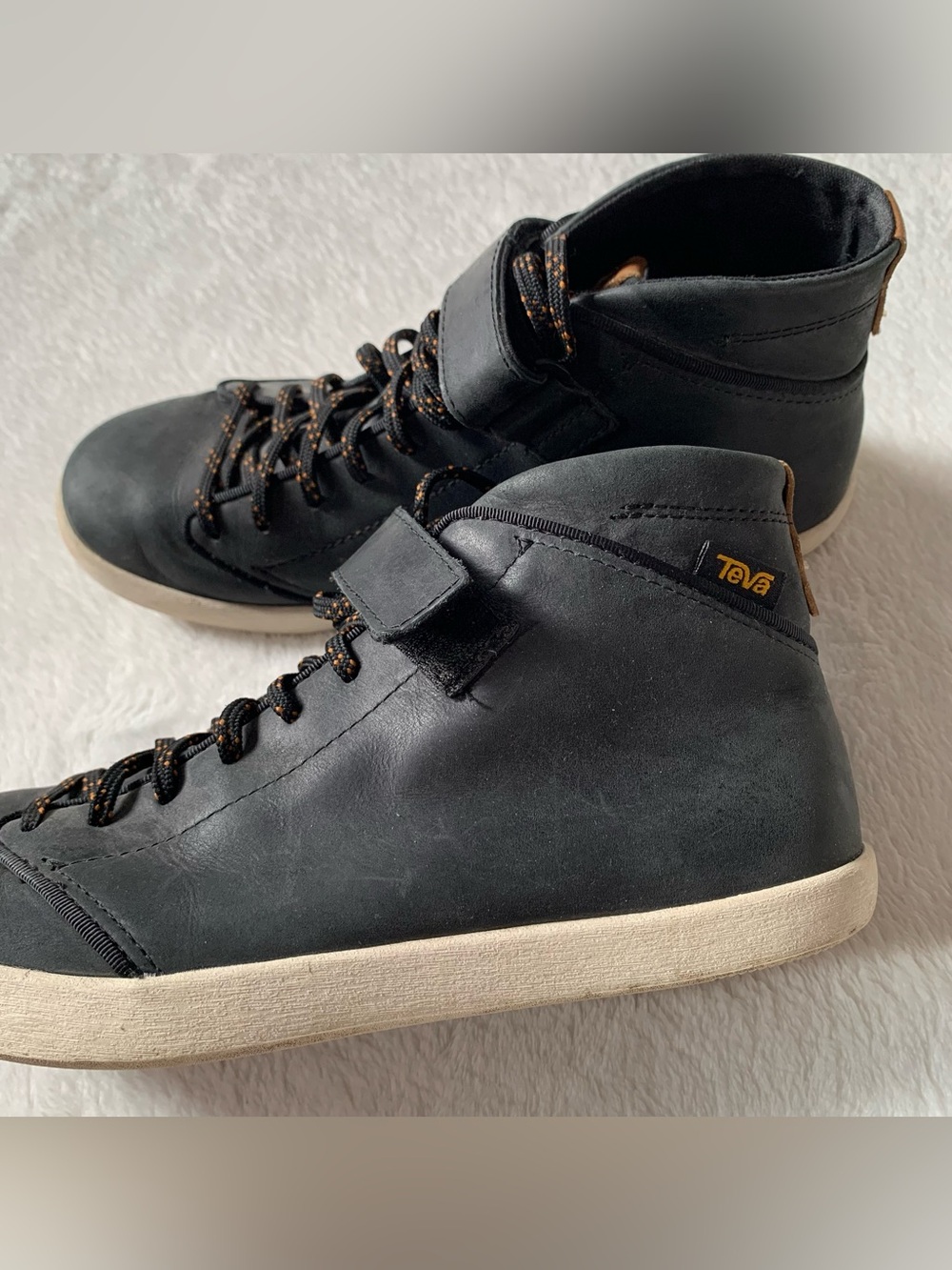 Teva Black High-Top Sneakers Size 6